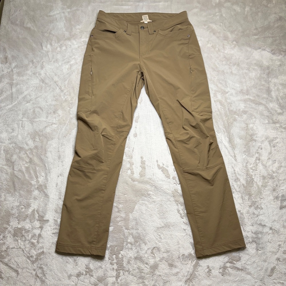 Duluth Trading Co Flexpedition Cargo Pants Womens 6 Brown Slim Hiking Outdoor